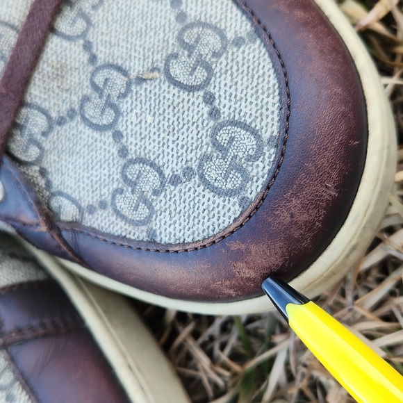 Gucci Men's GG Monogram Canvas Sneaker size 10 - Picture 16 of 17